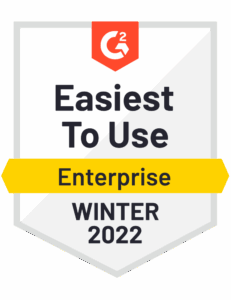G2 Winter 2022 Badge - Easiest to Use