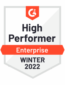 G2 Winter 2022 Badge - High Performer