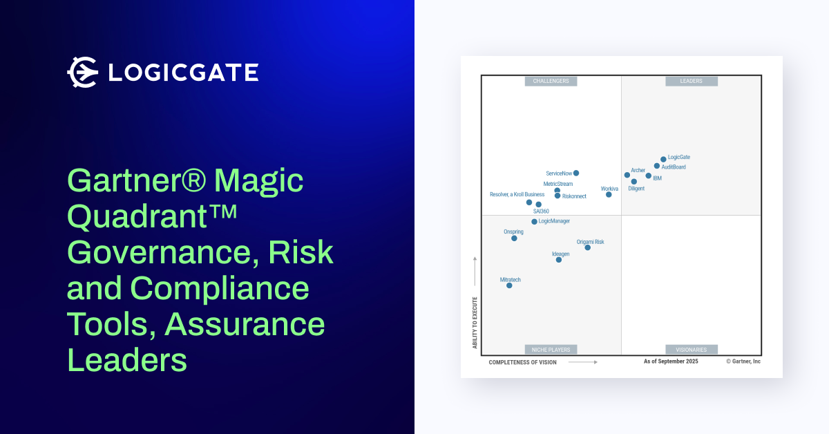 Gartner® Magic Quadrant™ for GRC Tools, Assurance Leaders