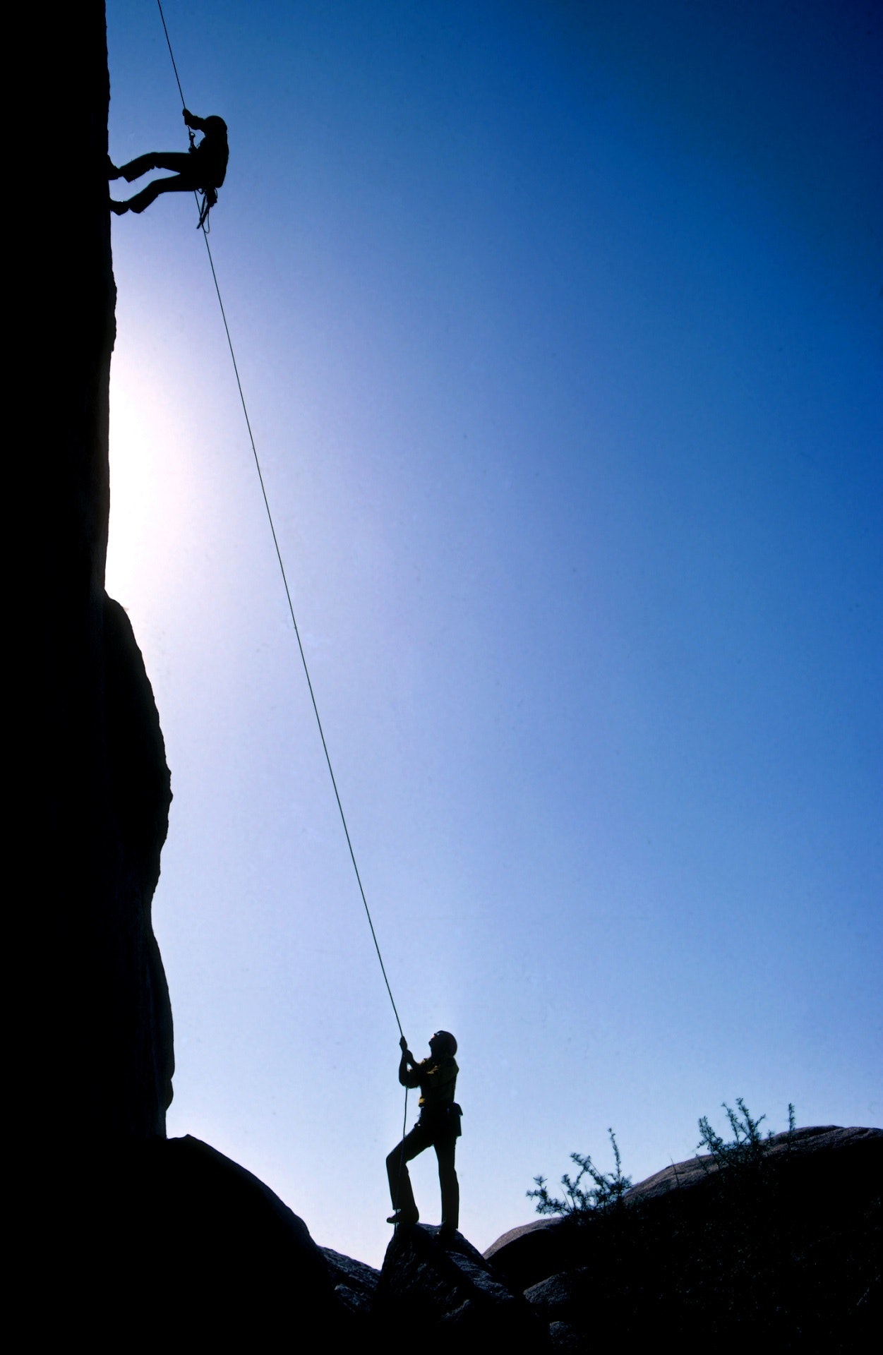 Rock Climbing Belaying