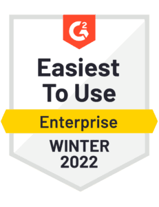 G2 Winter 2022 Badge - Easiest to Use