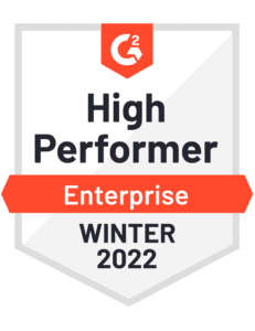 G2 Winter 2022 Badge - High Performer