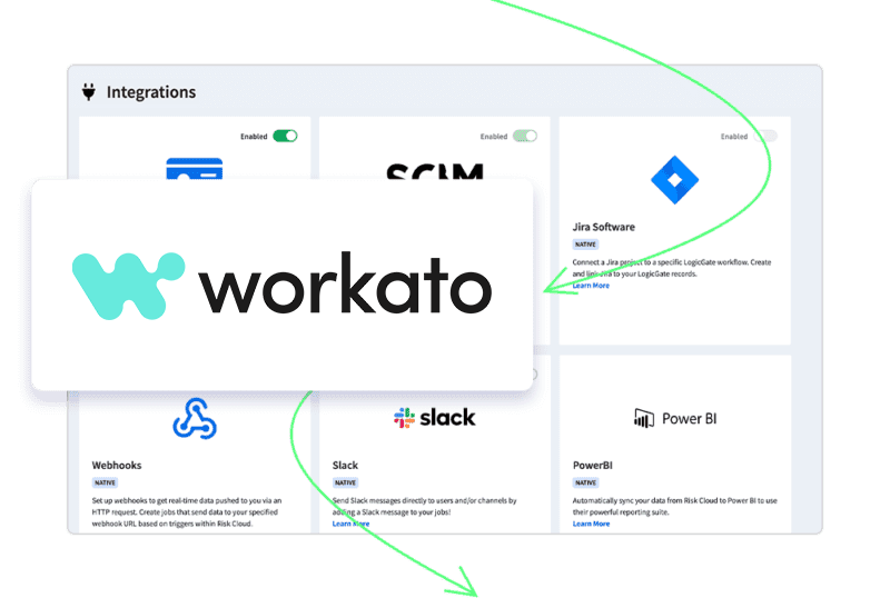 workato logo - integrations page