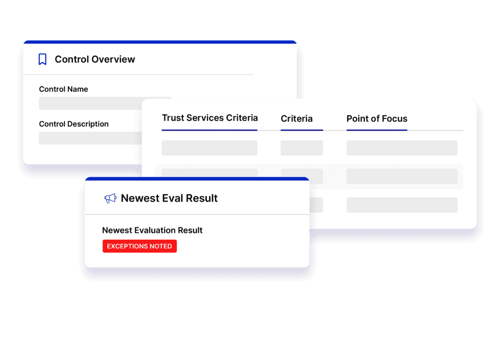 Link and Document SOC 2® Trust Services Criteria to Your Internal Controls from One Platform