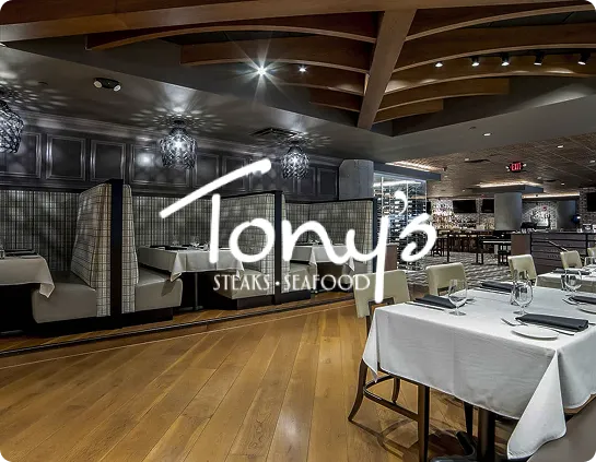 Tony's steak seafood