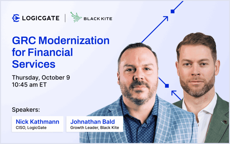 Webinar with LogicGate and Black Kite Banner